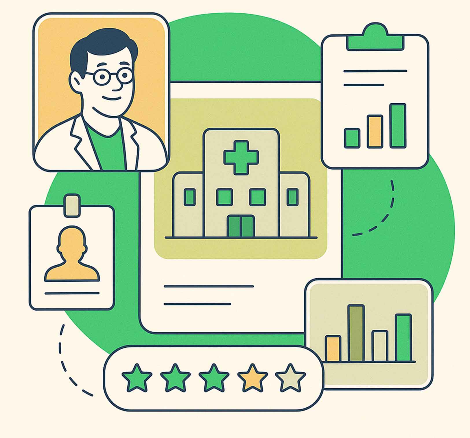 Enquêtes pour établissements médicaux et personnel